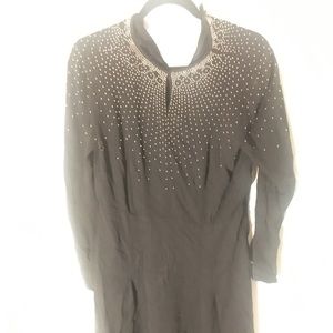 Vintage Knee Length Maxi Dress